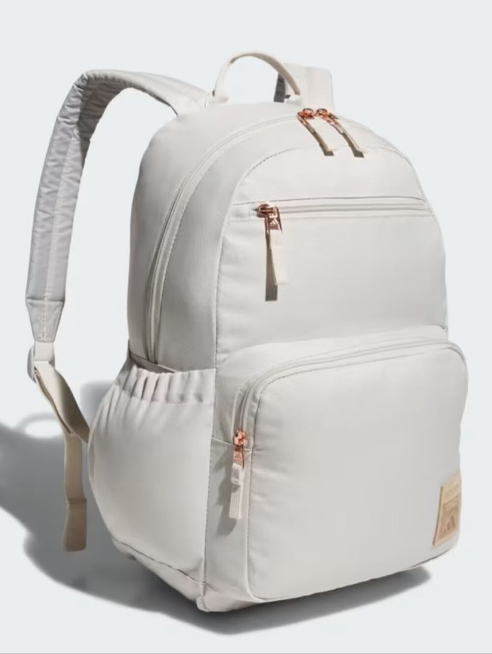 adidas Lineage Women's Cream Backpack with Rose Gold Hardware